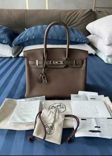 2021 Hermes Birkin 30 Taupe