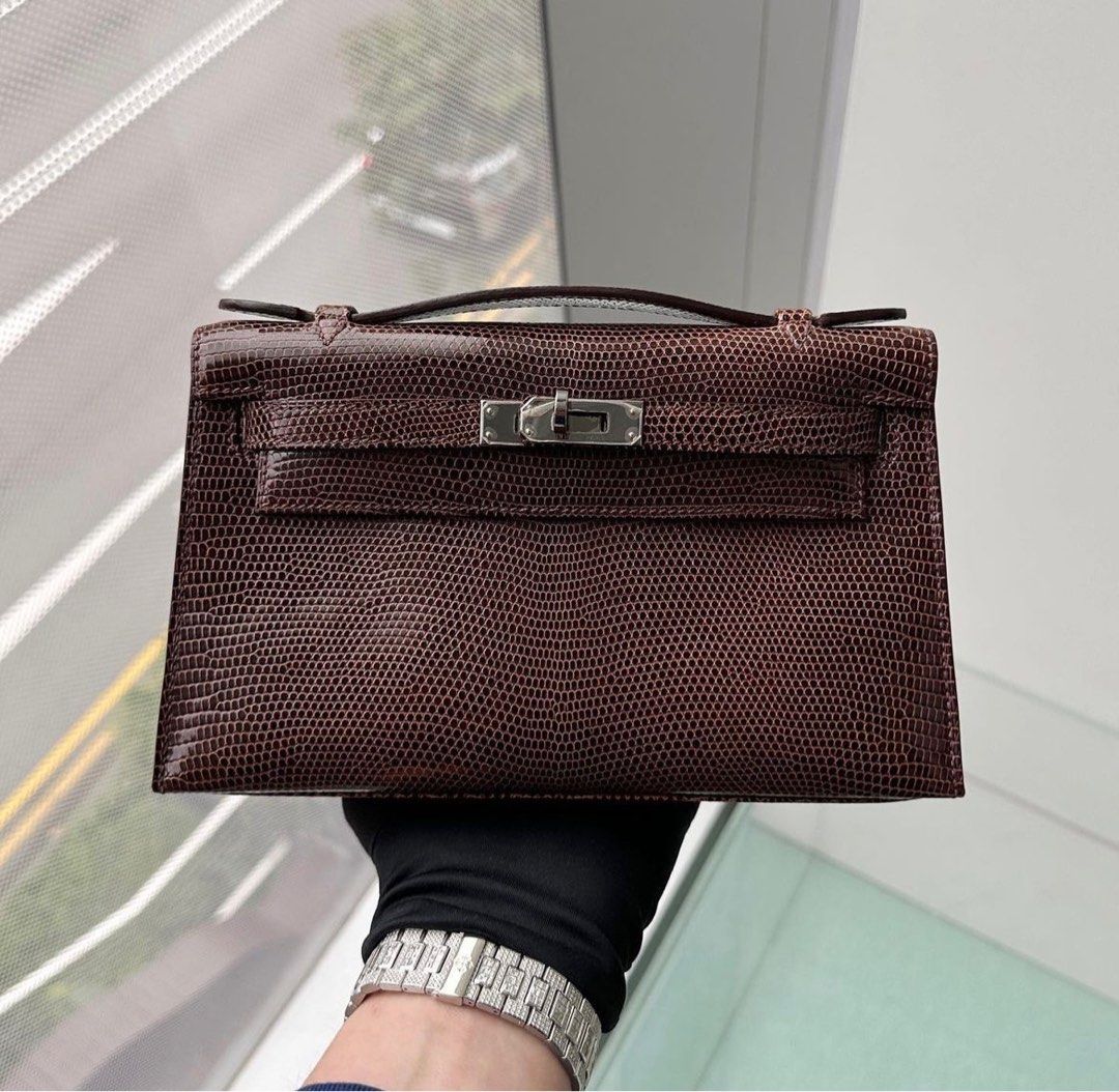 Authentic Hermes Kelly 25 Lizard, Luxury, Bags & Wallets on Carousell