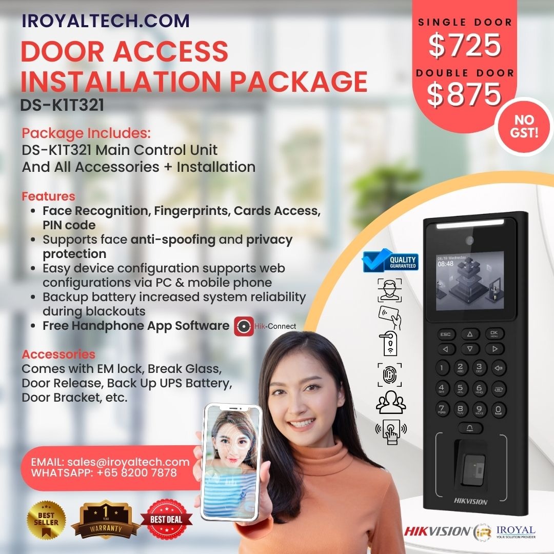 Hikvision Door Access Control System DSK1T321 with Face Recognition