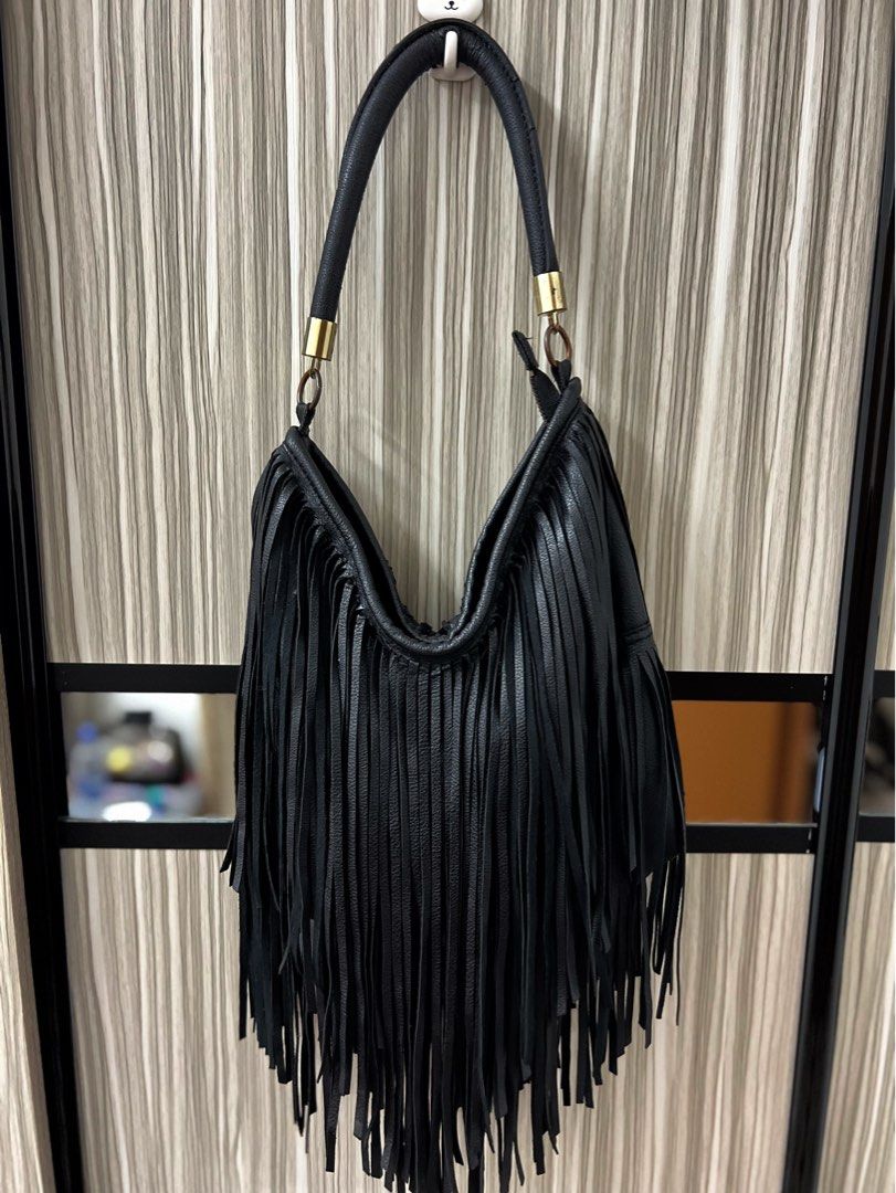H m shop fringe bag