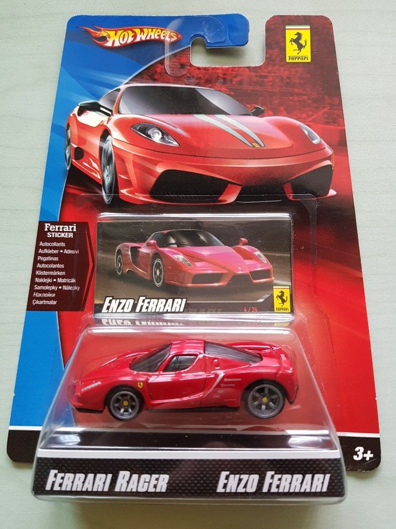 HotWheels Ferrari Racer ENZO FERRARI Red, Hobbies & Toys, Toys & Games ...
