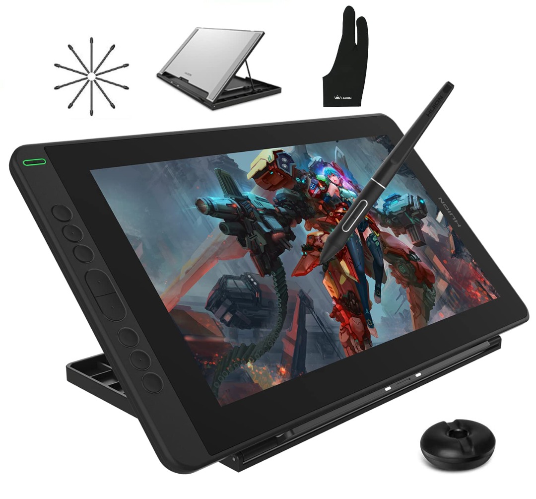 Huion Kamvas 13 (GS1331) COSMO BLACK with Stand, Android Support ...