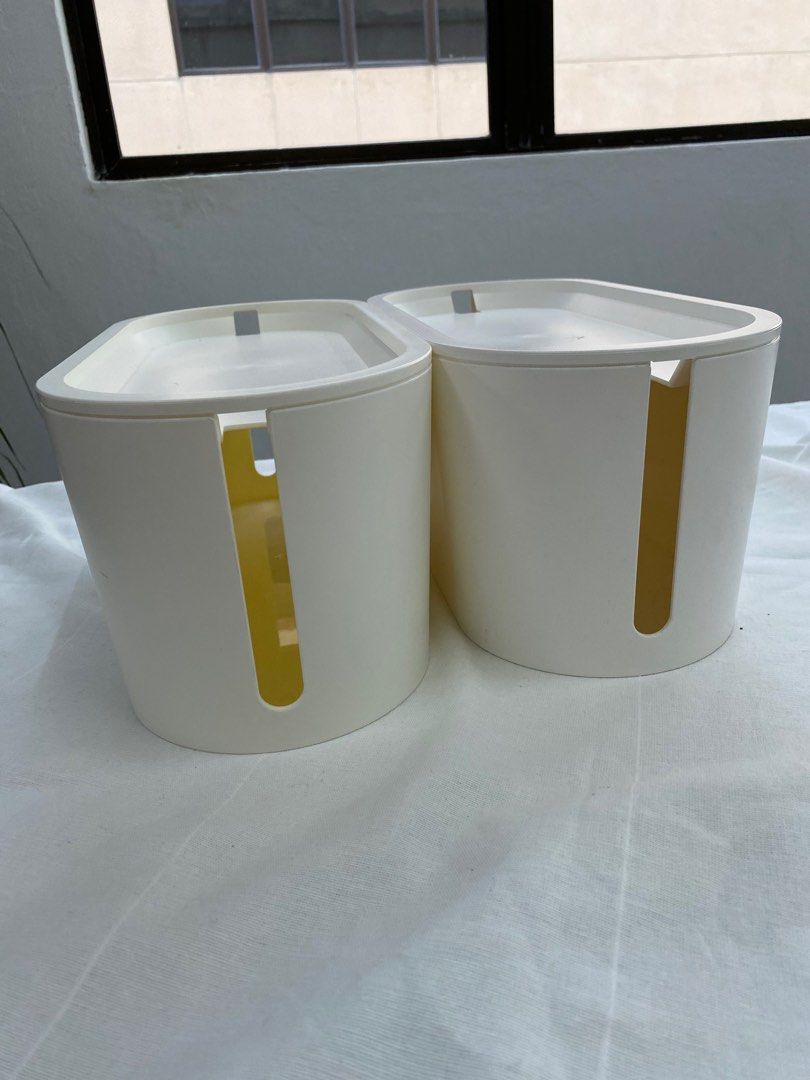 IKEA ROMMA Cable management box with lid, Furniture & Home Living, Home