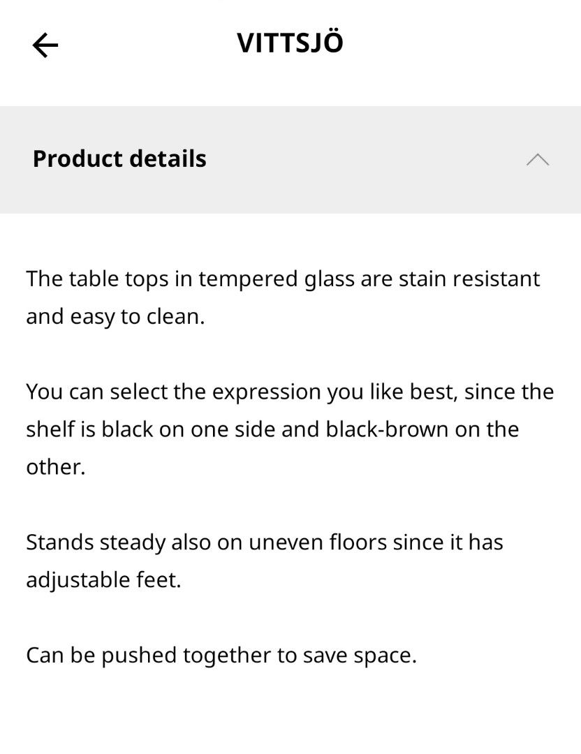 IKEA table & Minimalist sofa 2 seater lumbar support, Furniture & Home