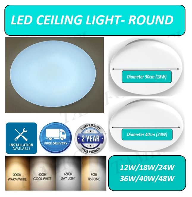 🛠️Installation Optional🛠️ LED Ceiling Light