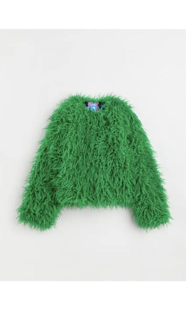 H and m outlet faux fur jacket