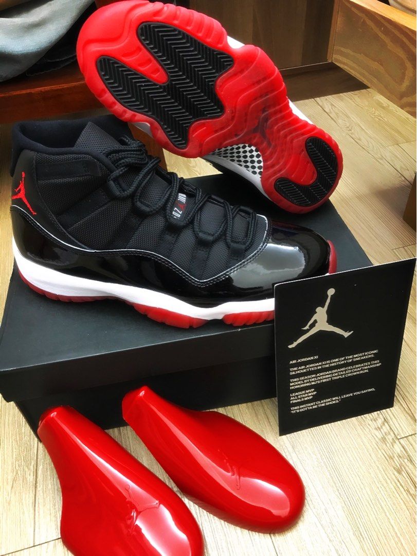 全新出清.贈防潮箱】Jordan 11代Retro經典紅黑另附防潮箱與鞋盒（可面