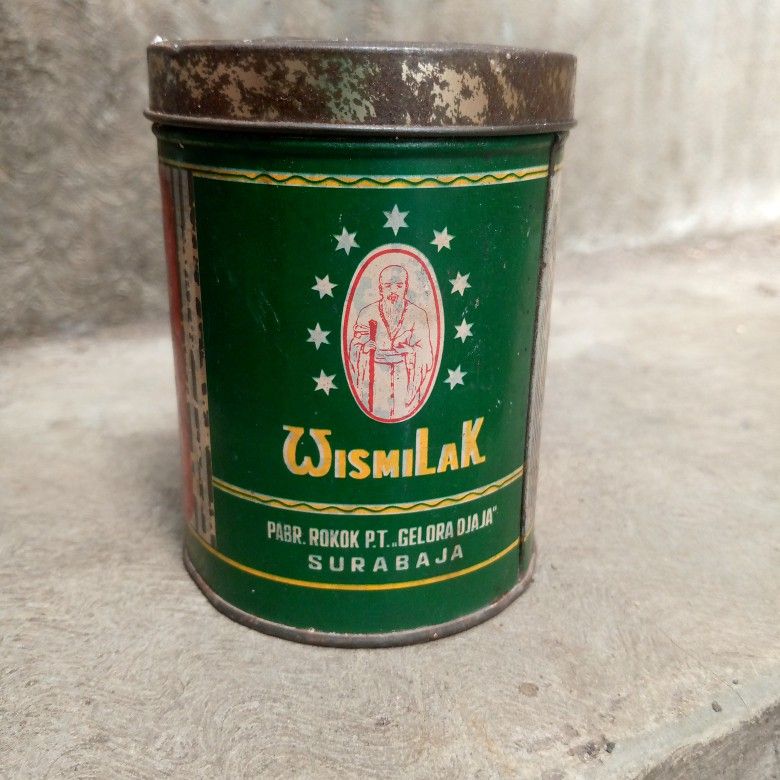 Kaleng rokok jadul ejaan lama, Antik, Pajangan di Carousell