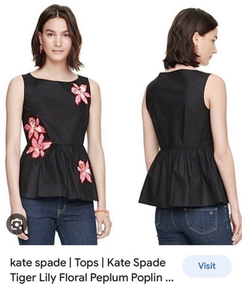 Kate spade peplum top hotsell