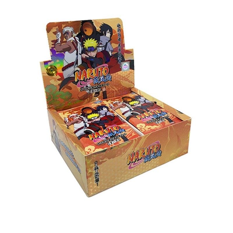 KAYOU Genuine Naruto Cards Box Anime Figure Card Booster Pack Sasuke