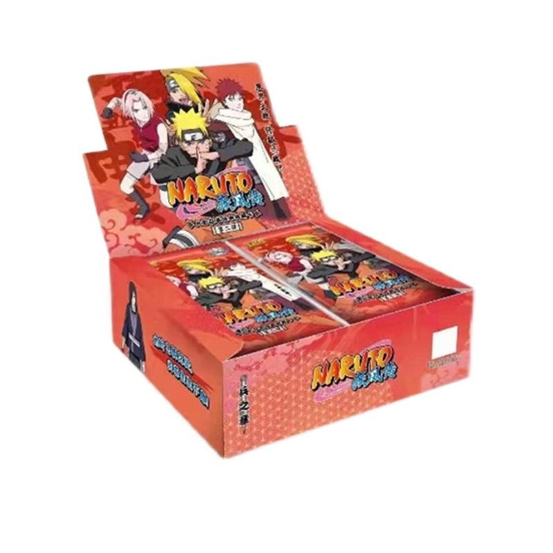 KAYOU Genuine Naruto Cards Box Anime Figure Card Booster Pack Sasuke