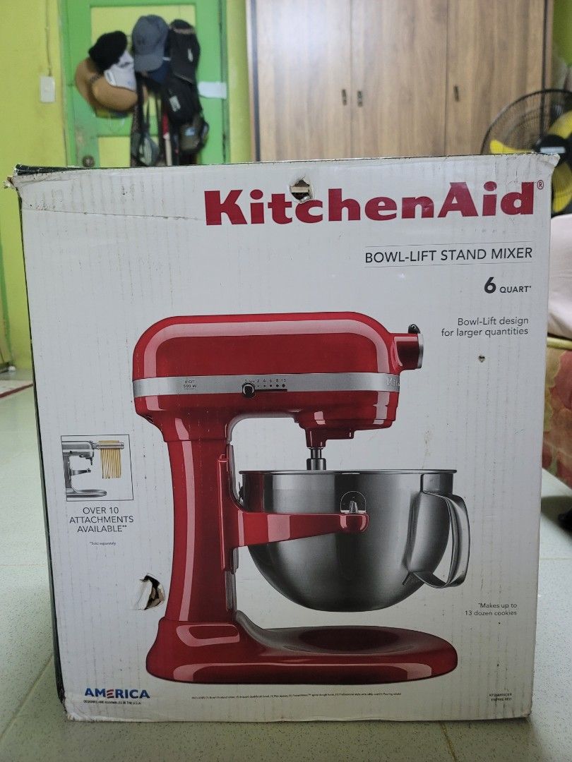 KitchenAid KP26M9XCER - Kitchen machine - 590 W - empire red 