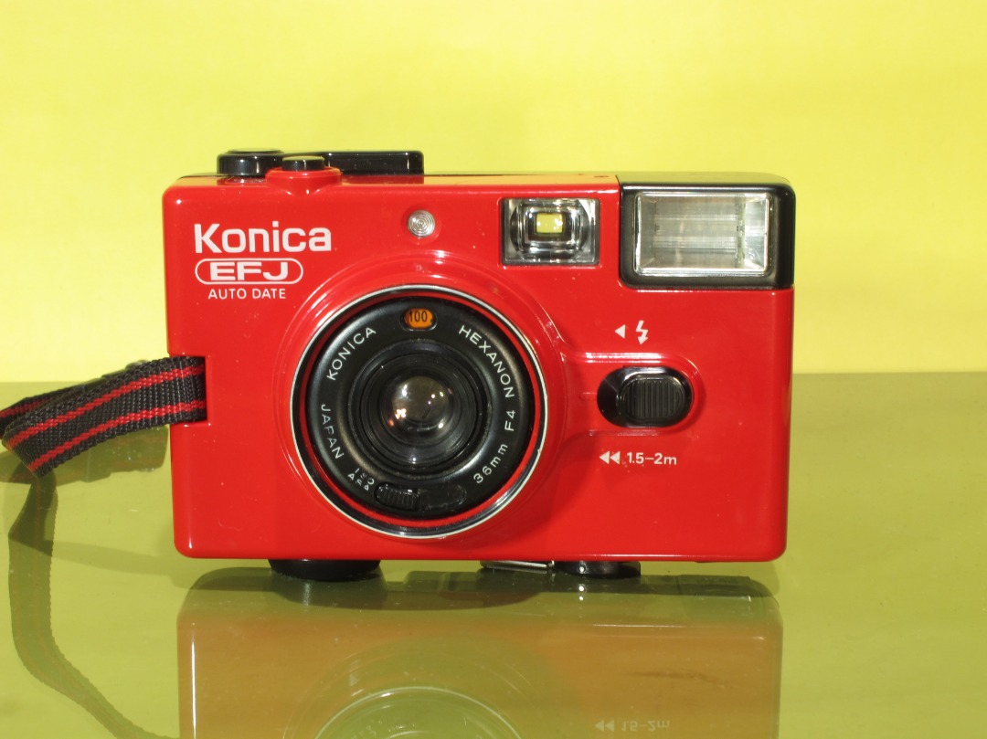 Konica EFJ Auto Date Vintage Film Camera, Photography, Cameras on Carousell