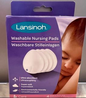 Lansinoh Washable Nursing Pads (4 pads & wash bag)