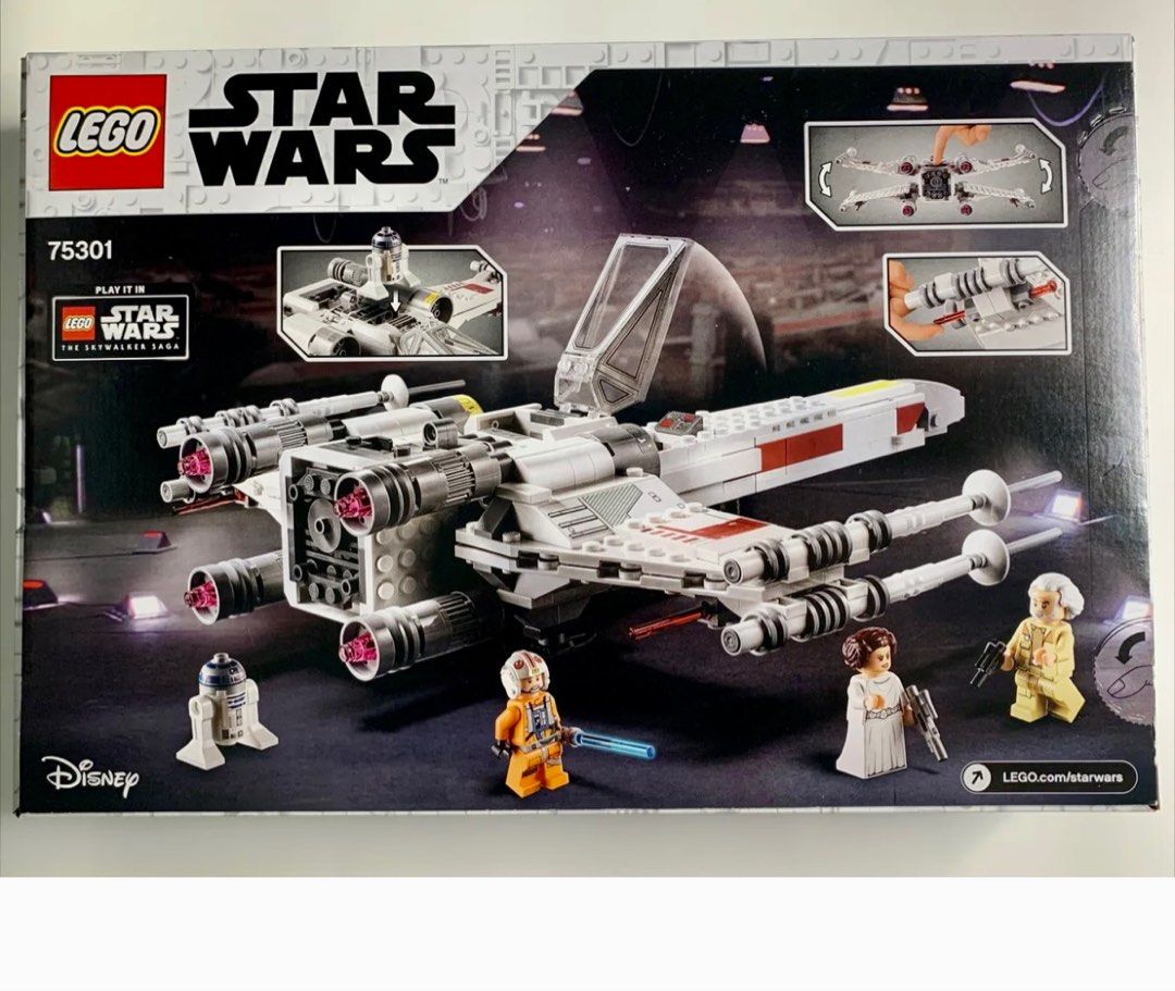 Lego 75301 Star Wars Luke Skywalker’s X-Wing Fighter, Hobbies & Toys ...