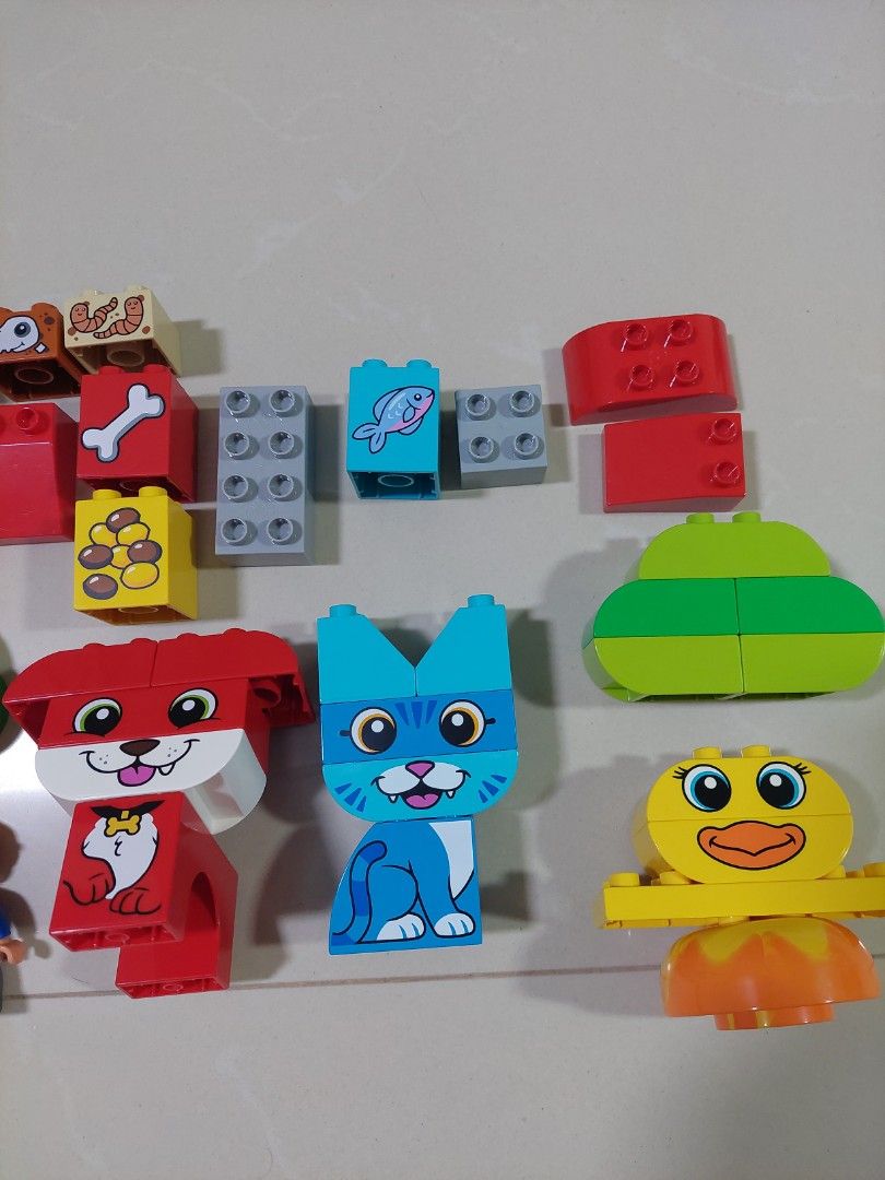 Duplo dog cat discount duck