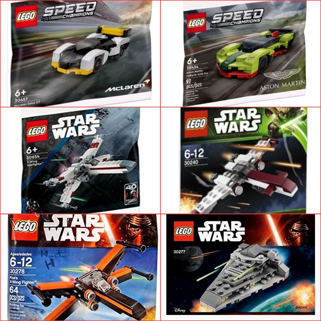 Lego Polybag Speed Champions Starwars 30433 30657 30240 30277