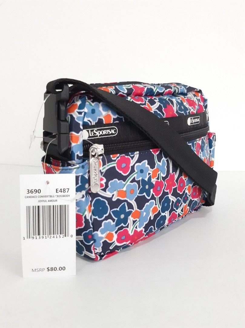 LeSportsac Candace Convertible Belt Bag Crossbody Bag Joyful Amour