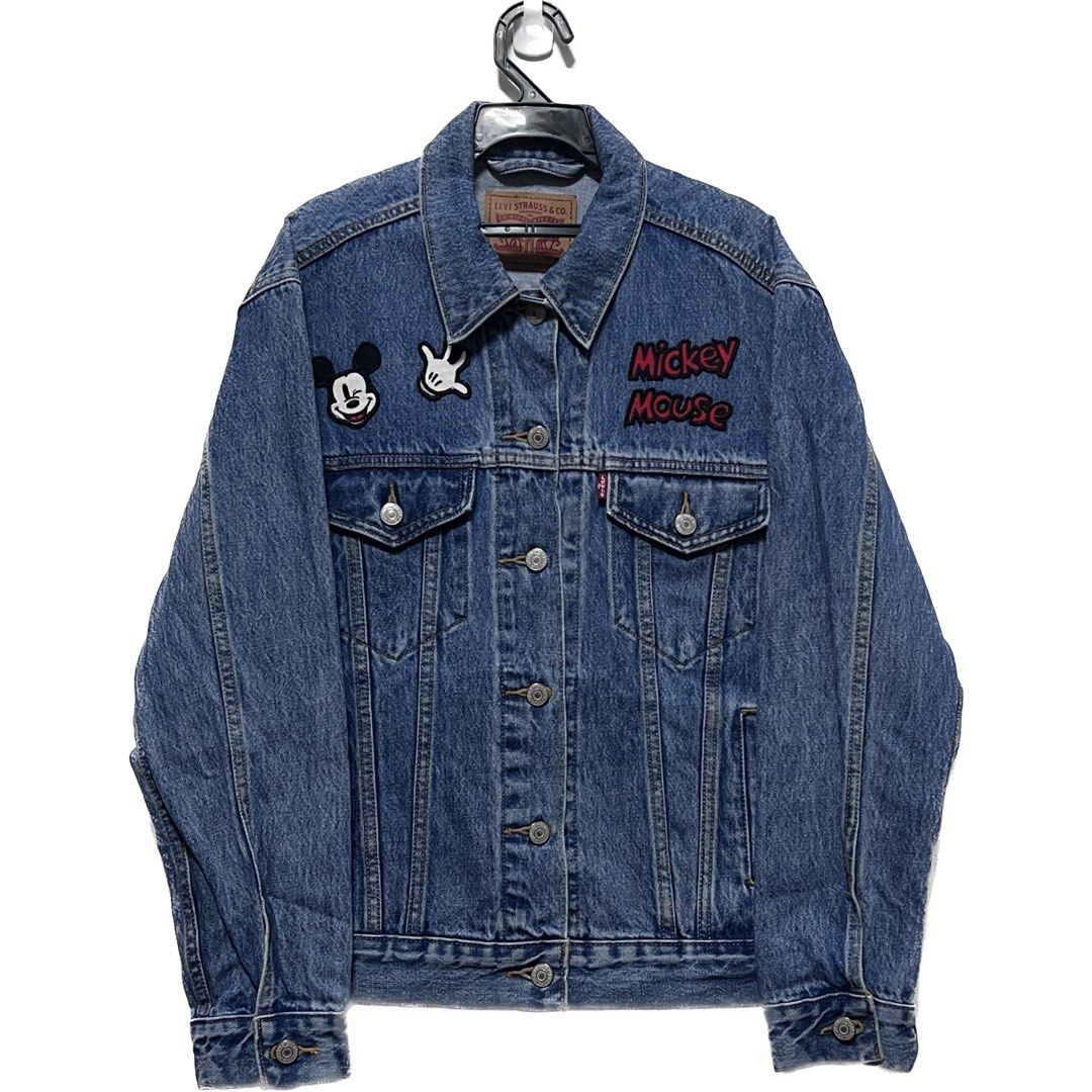 Mickey mouse denim jacket top for women by levi's