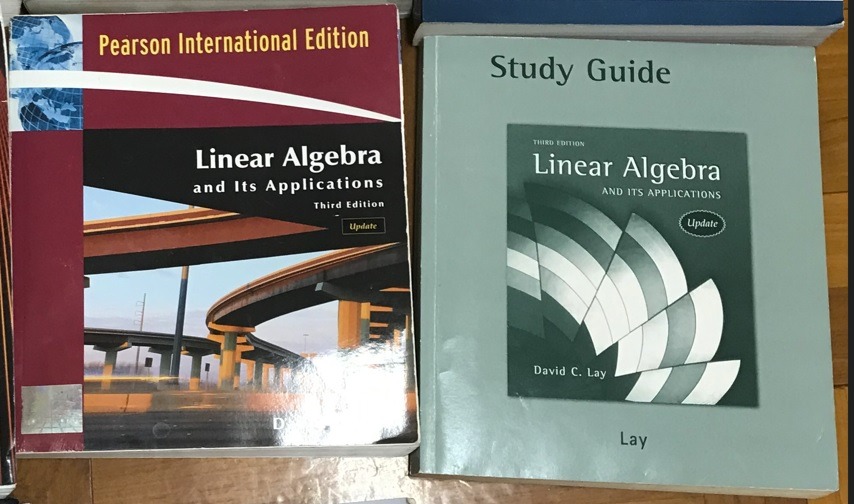 Linear algebra and its application carousell