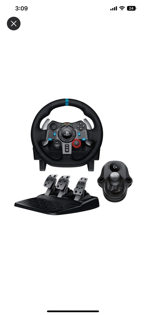 Logitech G29 without shifter, Video Gaming, Gaming Accessories