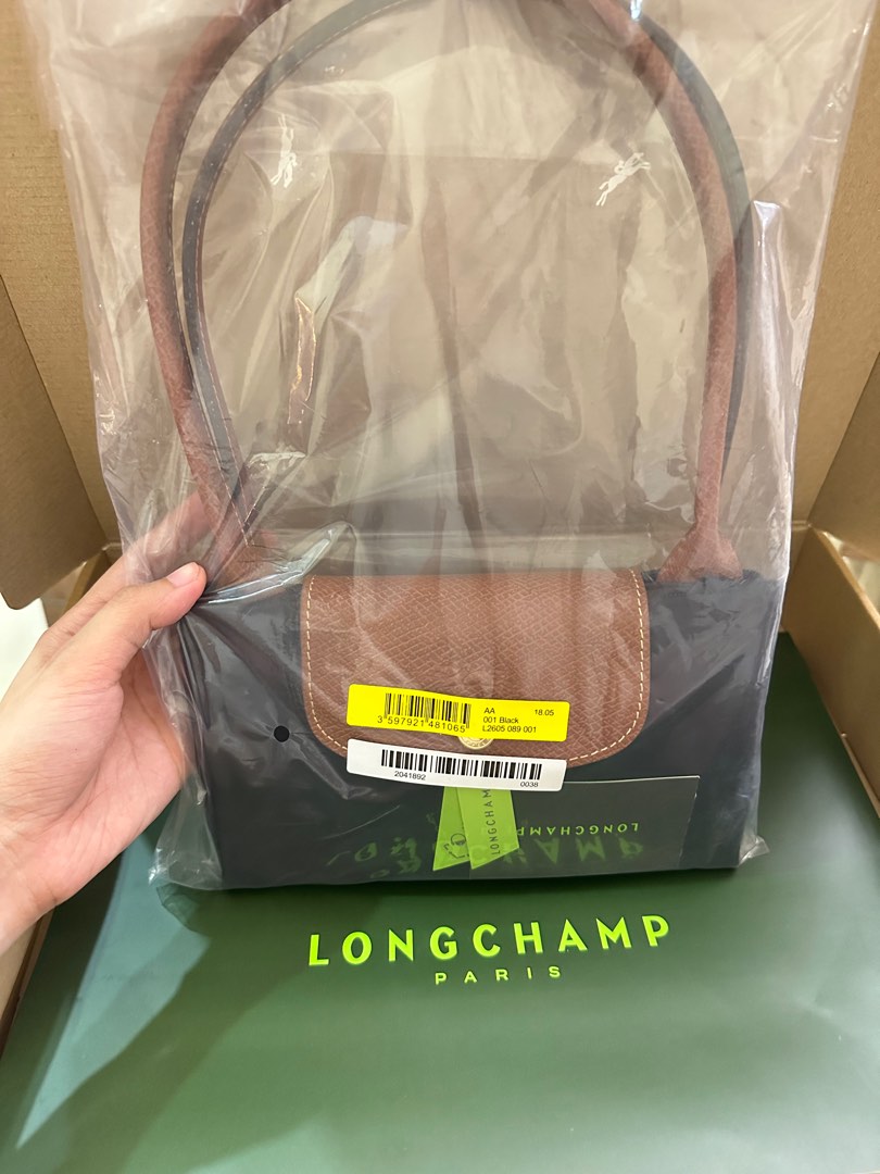 Longchamp top plastic bag