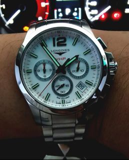 Longines  Conquest VHP Chronograph 44mm  Rare 💯%Authentic