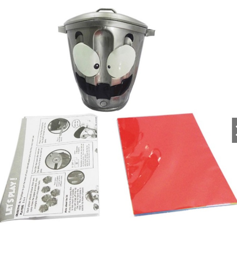 Loony Bin Trash Toy Game Throw the Paper/Ball Game on Carousell