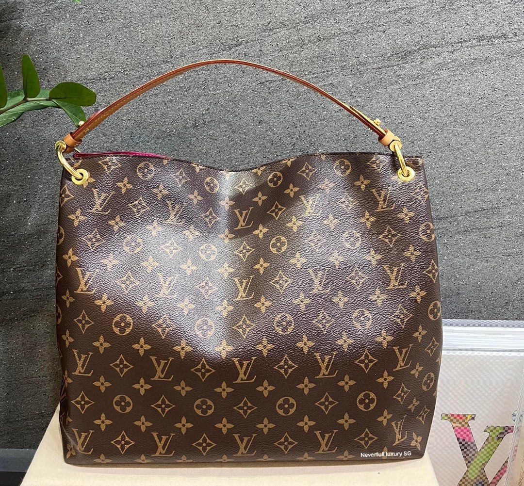Louis Vuitton Graceful MM Monogram Pivoine, Luxury, Bags & Wallets on  Carousell