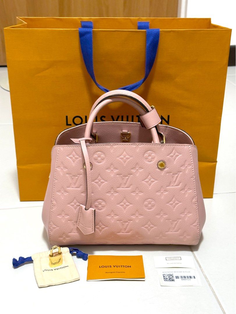 Louis Vuitton Montaiane BB, Rose Poudre