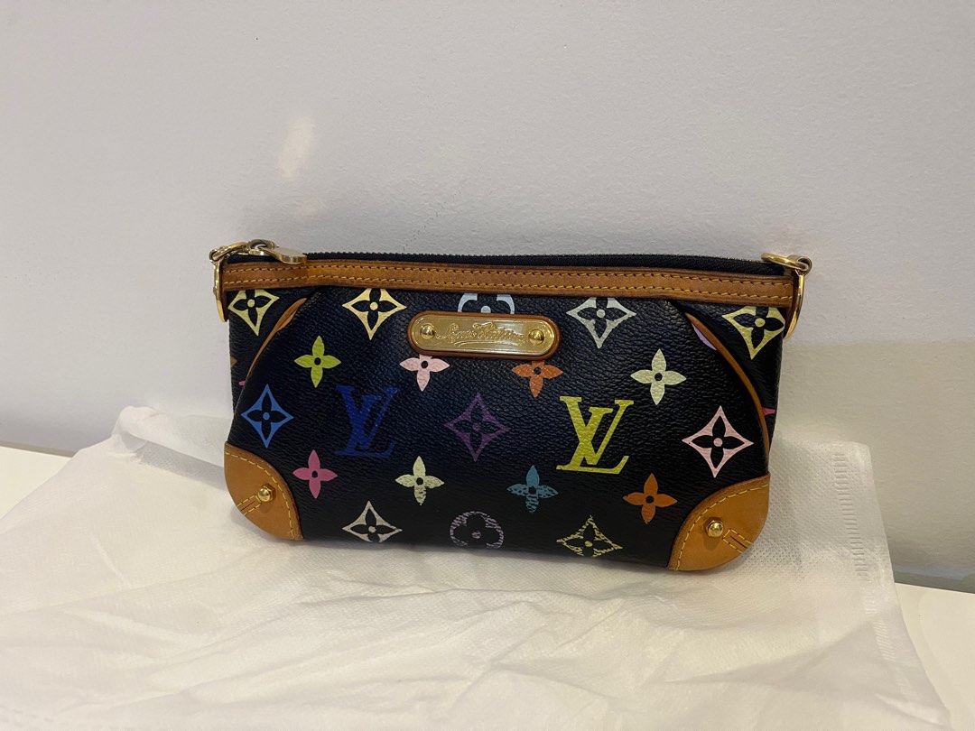 Louis Vuitton, Bags, Louisvuitton Milla Pochette Monogram Multicolor Mm  White