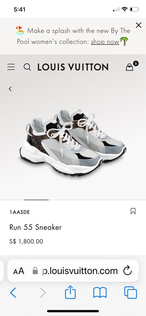 Run 55 Sneaker 1A9H67 - Shoes, LOUIS VUITTON SINGAPORE