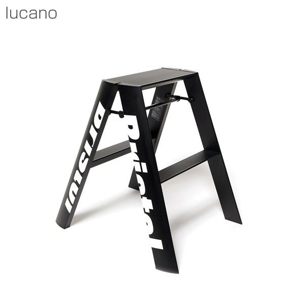 Lucano Bristol Stool 2-Step Black FCRB Aluminum Ladder 梯摺