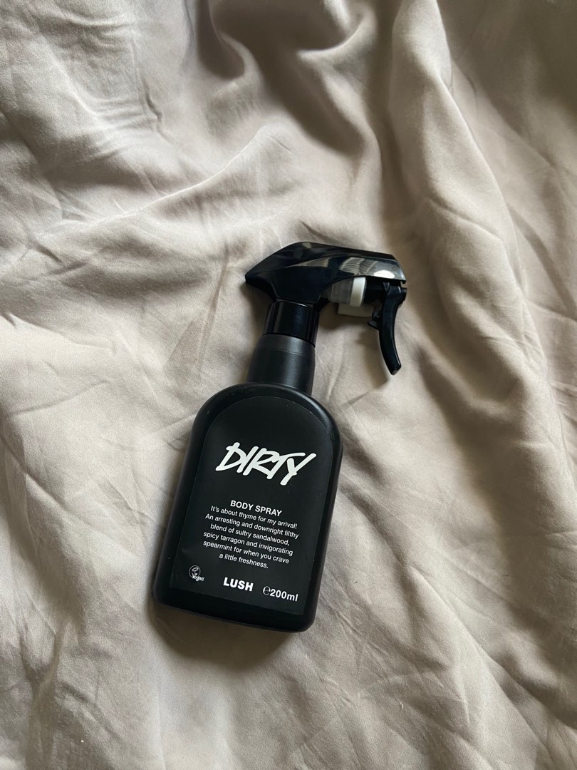 Lush dirty body spray, Beauty & Personal Care, Fragrance & Deodorants