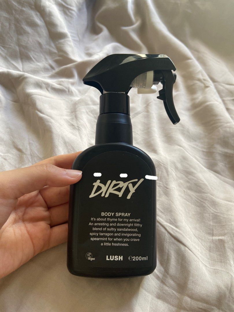 Lush dirty body spray, Beauty & Personal Care, Fragrance & Deodorants on Carousell
