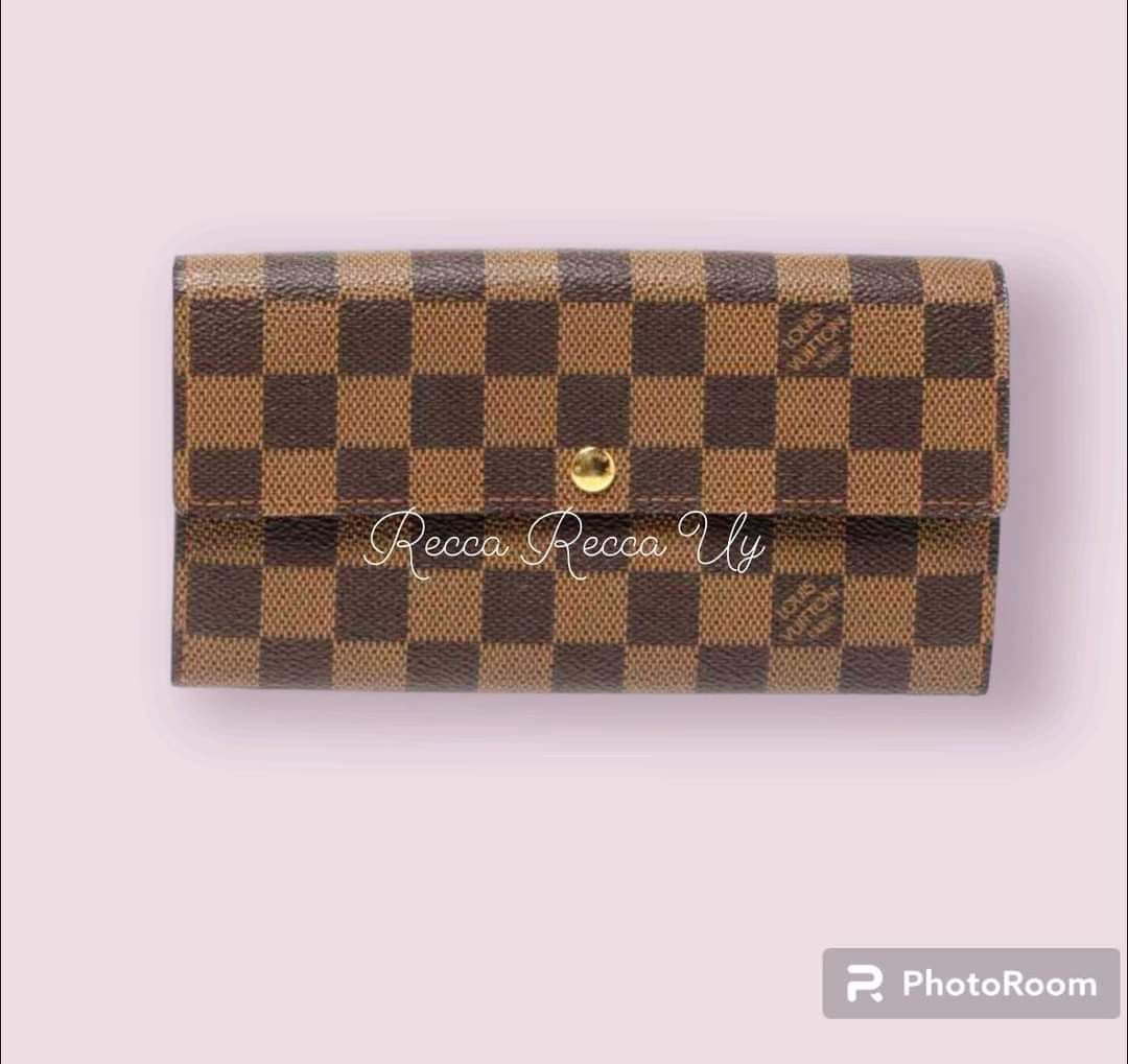 Authentic Louis Vuitton Damier Ebene Portefeuille Sarah Wallet, Luxury,  Bags & Wallets on Carousell