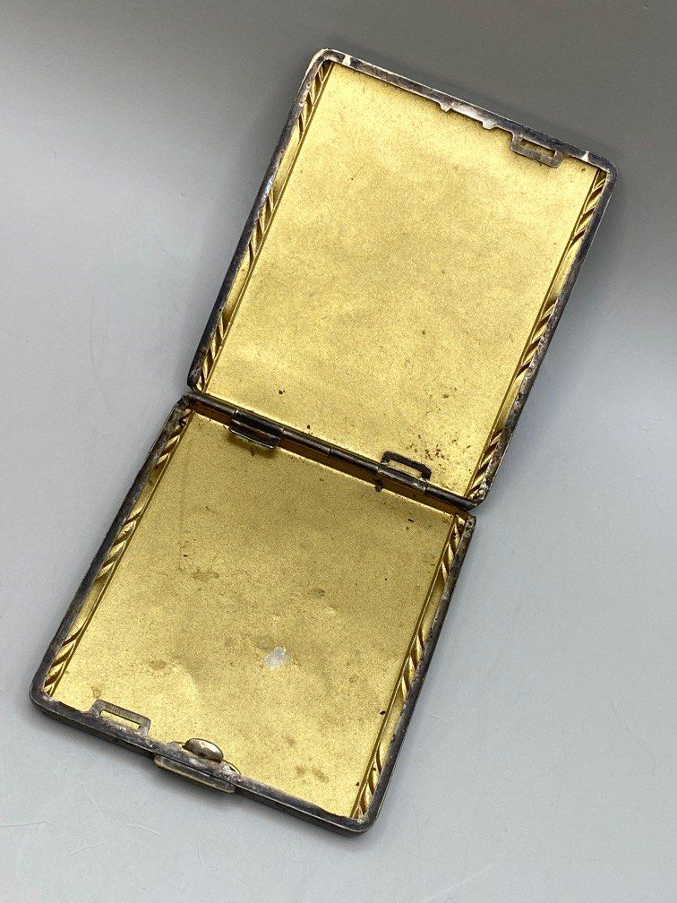 Marked Marked KRAFT alpacca vintage cigarette case Silver plated <RK>,  Hobbies & Toys, Memorabilia & Collectibles, Vintage Collectibles on  Carousell