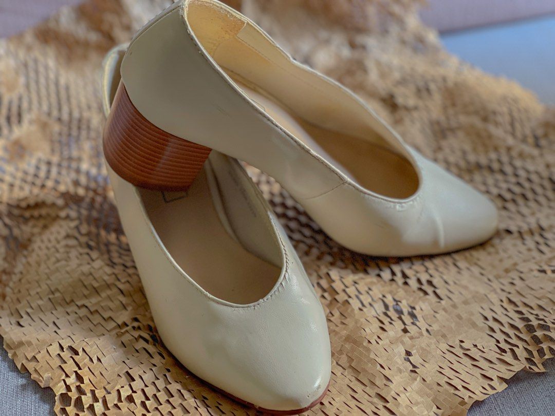M&s white heels top