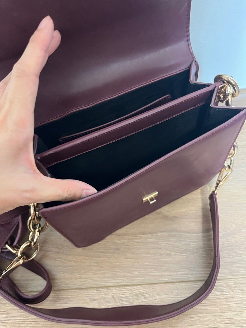 Maroon purse on sale