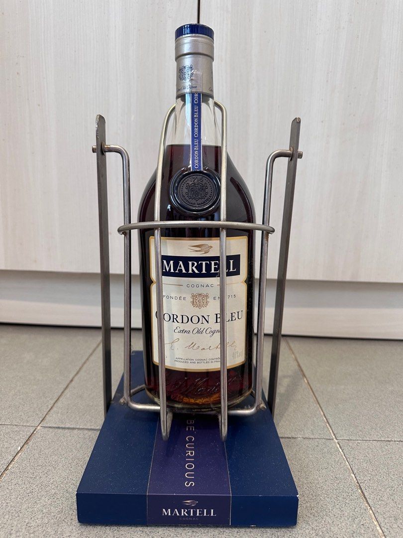 Martell Cordon Bleu 1.5L with Cradle, Food & Drinks, Alcoholic