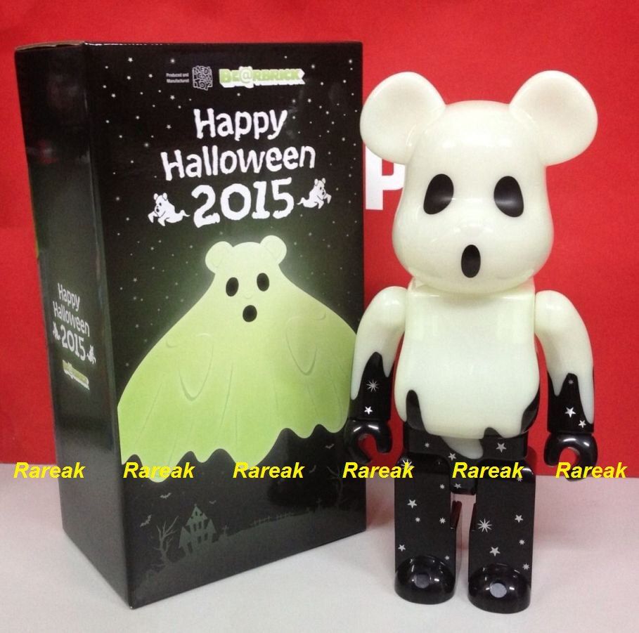 Medicom Bearbrick 2015 Halloween Ghost GID 400% be@rbrick 萬聖節