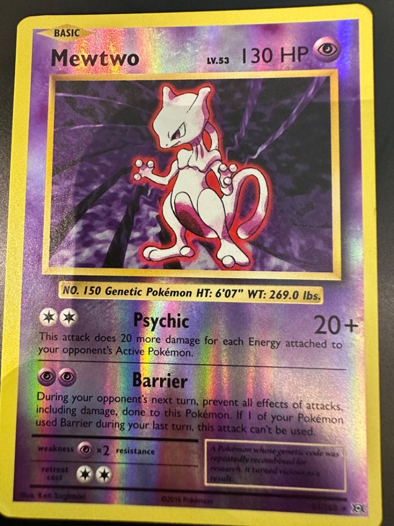 Mewtwo (51/108), Busca de Cards