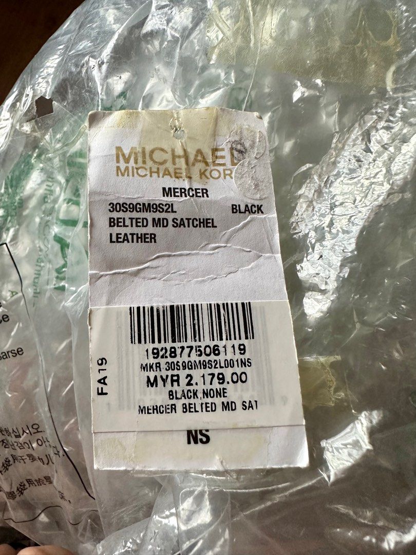 Michael Kors Mercer Medium Logo Belted Satchel