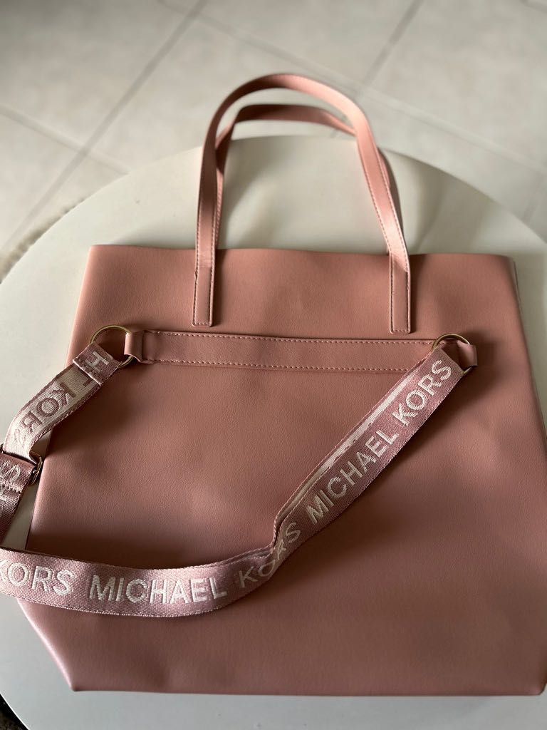 Michael Kors Jet Set Travel Small Vanilla PVC Shoulder Tote Handbag Ba – My  Luxury Clothings