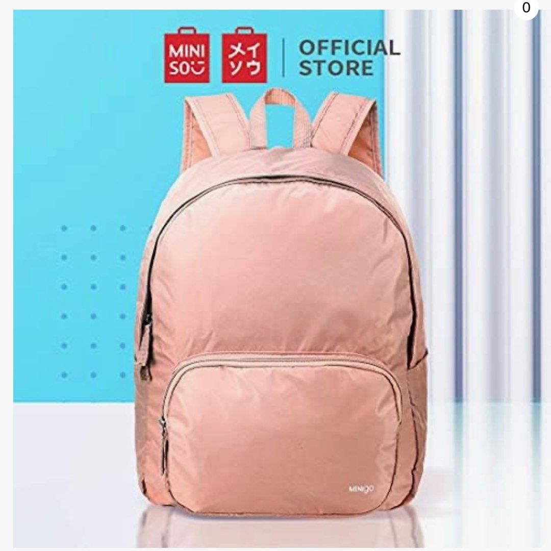 Miniso top foldable backpack