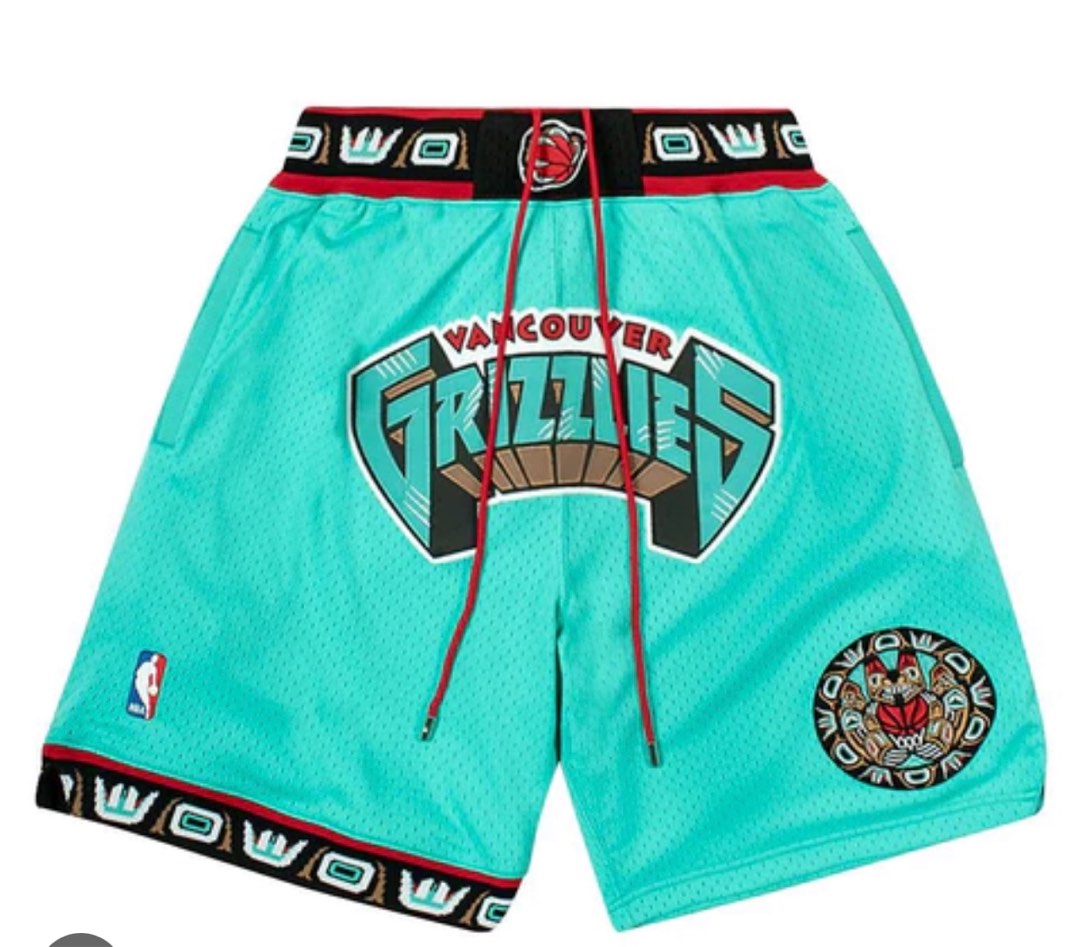 Mitchell and ness vancouver grizzlies shorts 2025
