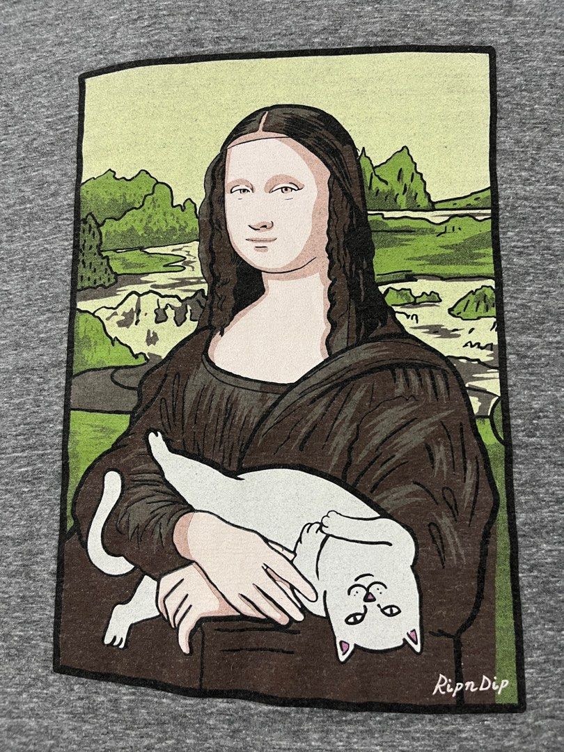 Mona Lisa x Rip N Dip Tee Men s Fashion Tops Sets Tshirts