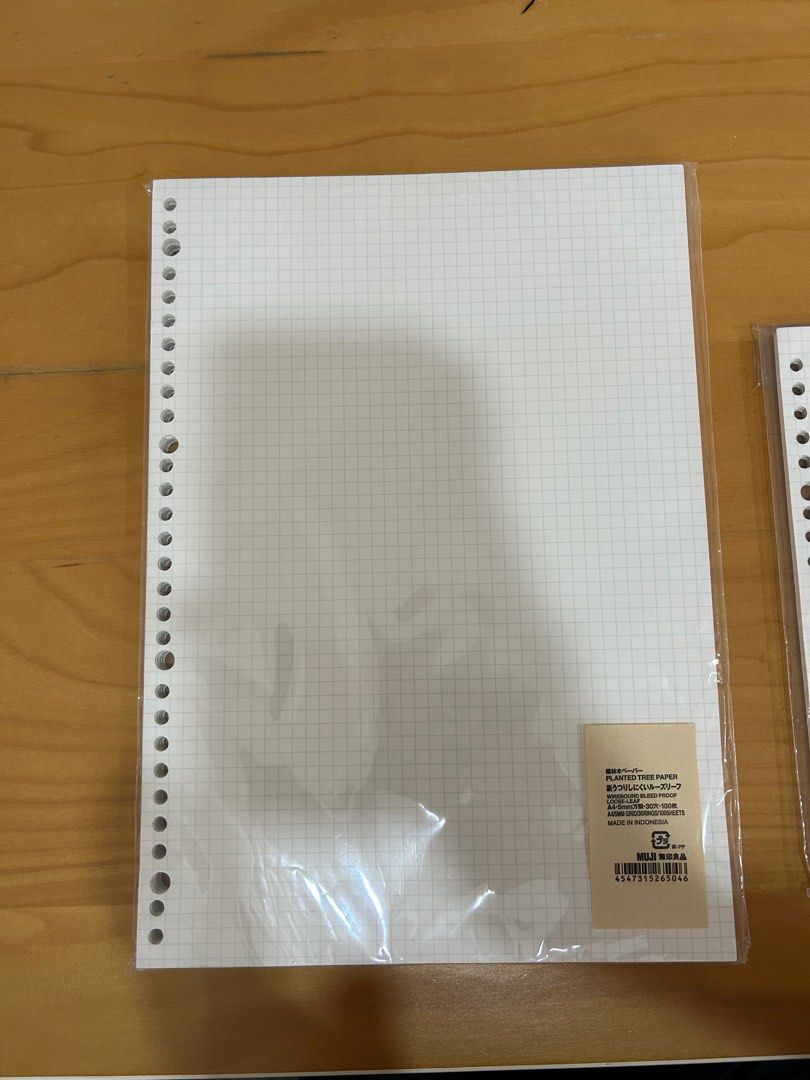 Muji A4 and A5 Grid Paper, Hobbies & Toys, Stationery & Craft ...