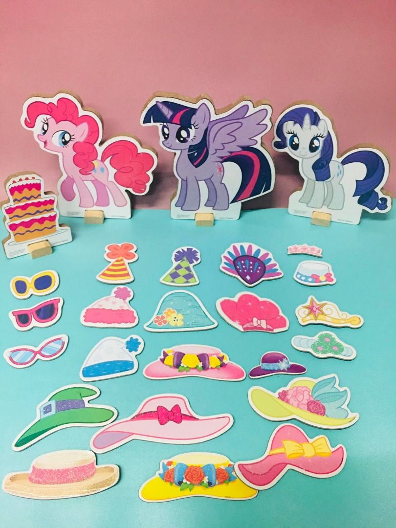 My Little Pony Magnetic Dress Up Doll 90 pcs Hobbies Toys Toys Games on Carousell