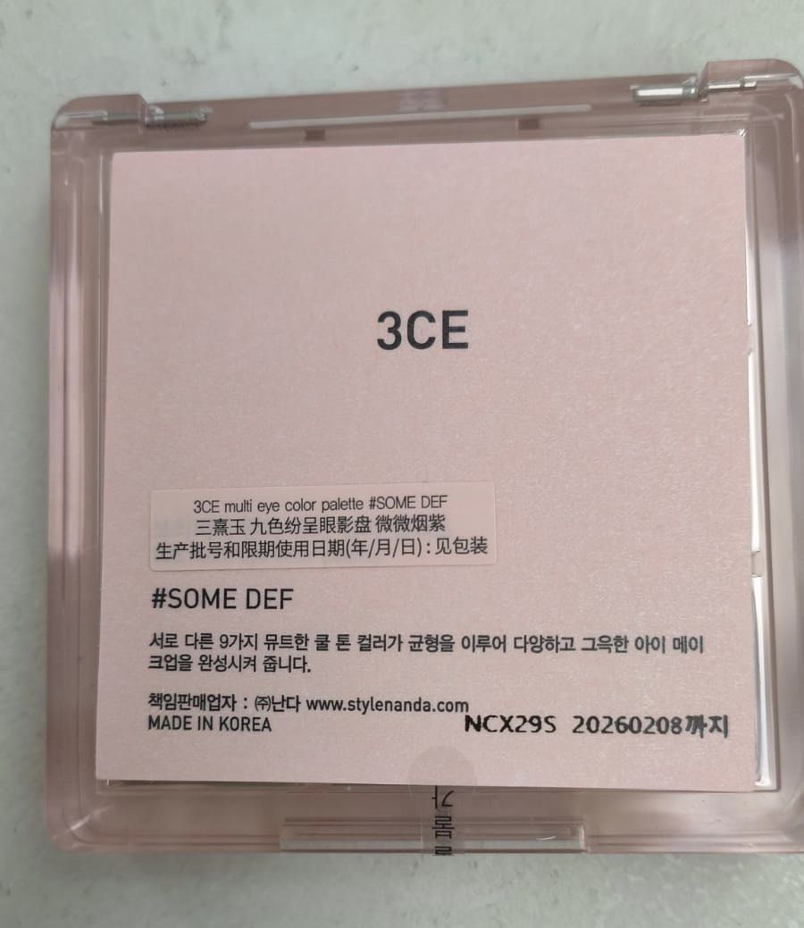 New 3CE Multi Eye Color Palette #Some Def, Beauty & Personal Care, Face ...